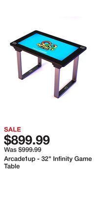 Kohl's Arcade1up - 32" infinity game table offer