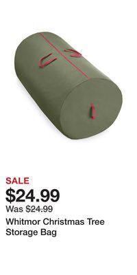 Kohl's Whitmor christmas tree storage bag offer