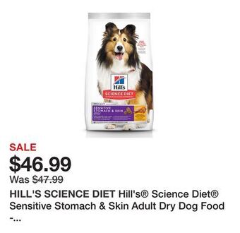 Petsmart Hill's® science diet® sensitive stomach & skin adult dry dog food - chicken & barley offer