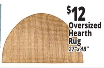 Ocean State Job Lot Oversized hearth rug offer