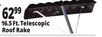 Ocean State Job Lot 16.5ft. telescopic roof rake offer