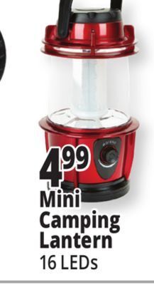 Ocean State Job Lot Mini camping lantern offer