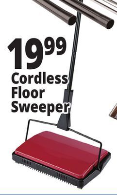 Ocean State Job Lot Cordless floor sweeper offer