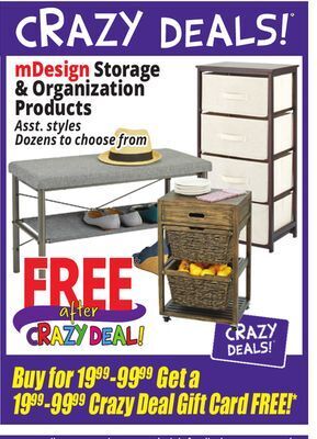 Ocean State Job Lot Mdesign storage & organization products offer