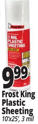 Ocean State Job Lot Frost king plastic sheeting offer