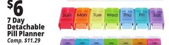 Ocean State Job Lot 7 day detachable pill planner offer