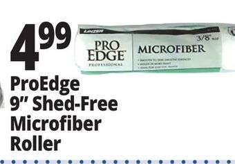 Ocean State Job Lot Proedge 9" shed-free microfiber roller offer