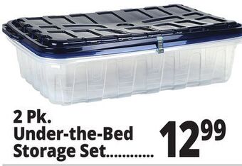Ocean State Job Lot 2 pk. under-the-bed storage set offer