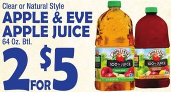 Bravo Supermarkets Apple & eve apple juice offer