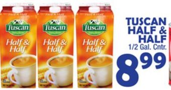 Bravo Supermarkets Tuscan half & half offer