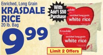Bravo Supermarkets Krasdale rice offer