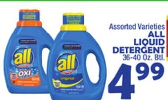 Bravo Supermarkets All liquid detergent offer