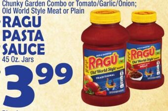 Bravo Supermarkets Ragu pasta sauce offer