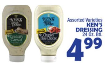 Bravo Supermarkets Ken's dressing offer
