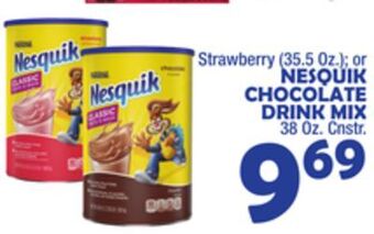 Bravo Supermarkets Nesquik chocolate drink mix offer