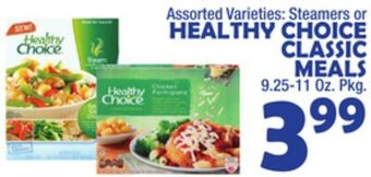 Bravo Supermarkets Healthy choice classic meals offer
