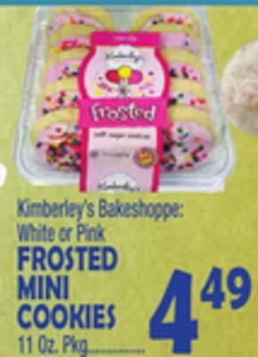 Bravo Supermarkets Frosted mini cookies offer