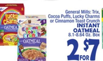 Bravo Supermarkets Instant oatmeal offer