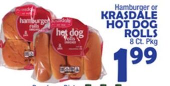 Bravo Supermarkets Krasdale hot dog rolls offer