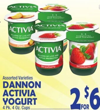 Bravo Supermarkets Dannon activia yogurt offer