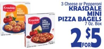 Bravo Supermarkets Krasdale mini pizza bagels offer