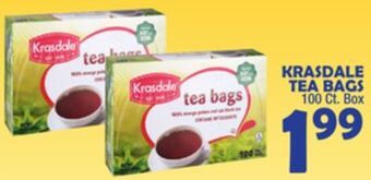 Bravo Supermarkets Krasdale tea bags offer