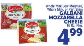 Bravo Supermarkets Galbani mozzarella cheese offer