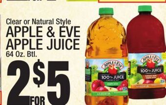 C Town Apple & eve apple juice offer