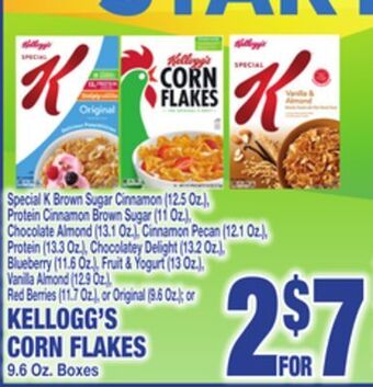 C Town Kellogg's corn flakes 9.6 oz. boxes 9.6 oz. boxes offer