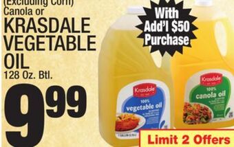 C Town Krasdale vegetable oil offer