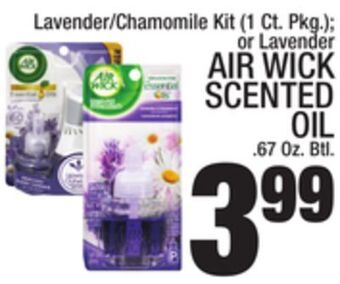 C Town Air wick scented oil. 67 oz. btl. offer