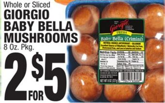 C Town Giorgio baby bella mushrooms offer