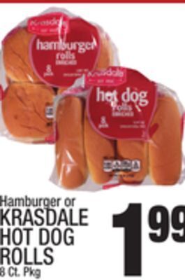 C Town Krasdale hot dog rolls offer