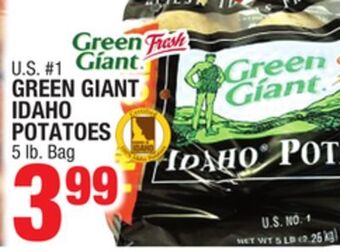 C Town Green giant idaho potatoes offer