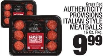 C Town Authenticity provisions italian style meatballs offer