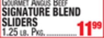 C Town Signature blend sliders offer