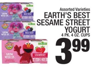 C Town Earth's best sesame street yogurt offer