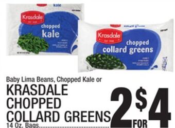 C Town Krasdale chopped collard greens offer