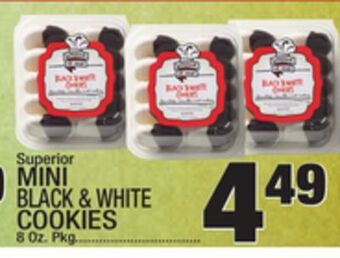 C Town Mini black & white cookies offer