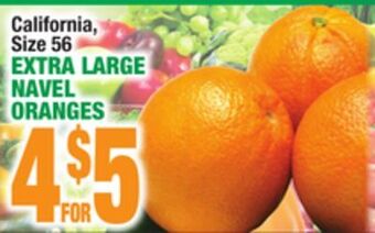 C Town Extra large navel oranges offer