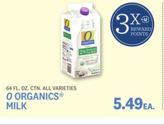 Kings Food Markets O organics® milk offer