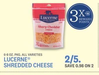 Kings Food Markets Lucerne® shredded cheese offer