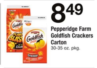 ACME Pepperidge farm goldfish crackers carton offer