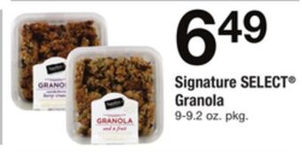 ACME Signature select® granola offer