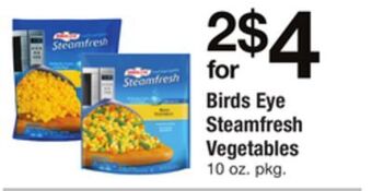 ACME Birds eye steamfresh vegetables offer