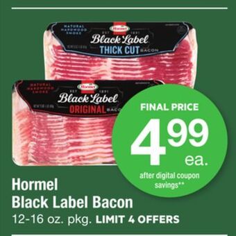 ACME Hormel black label bacon offer