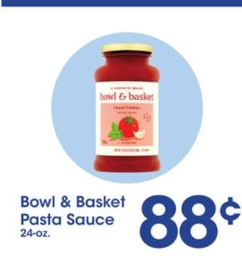 Price Rite Bowl & basket pasta sauce offer