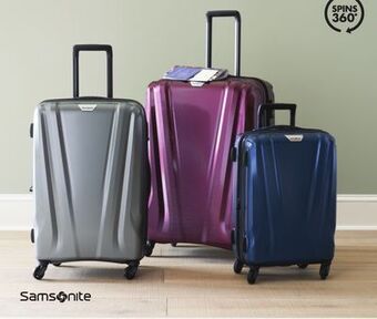 JC Penney Samsonite swerv dlx 20" hardside luggage offer