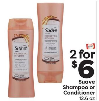Weis Markets Suave shampoo or conditioner offer