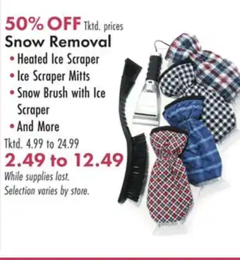 Boscov's Snow removal offer